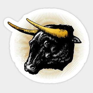 The Great Bull Sticker